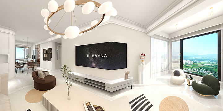 135****8159STcg-广 悦府107-奶油风（设计师：邵娜娜）-装修设计方案