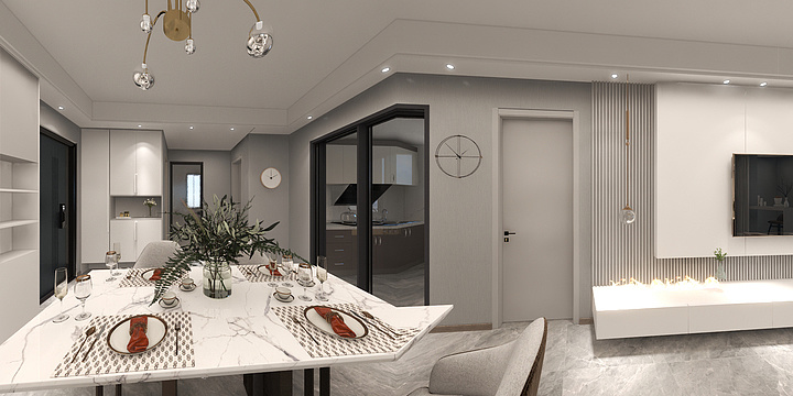 天门市品颂装饰-西湖新天地116户型图-装修设计方案