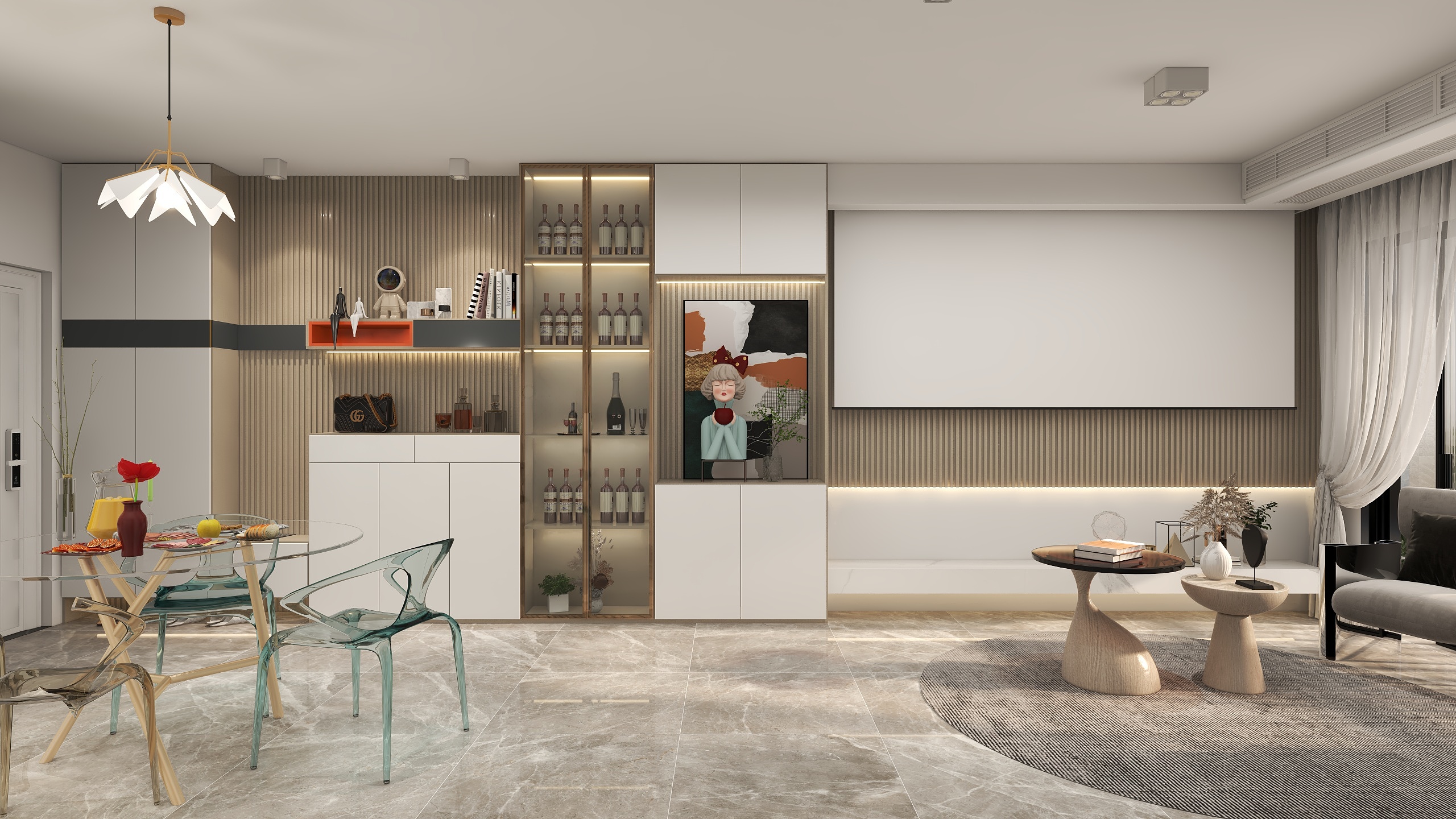 超级的欧-现代简约-88平方-装修设计方案