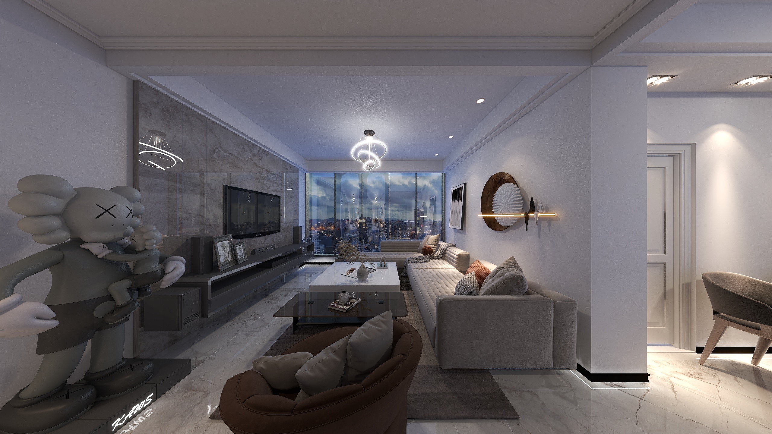 祁画长风-富越香郡-装修设计方案