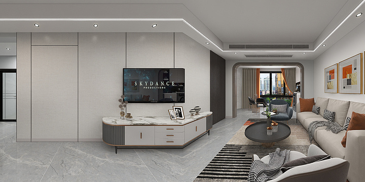 辰朗设计-昕晖璟尚17-2-4-1-张金龙-装修设计方案