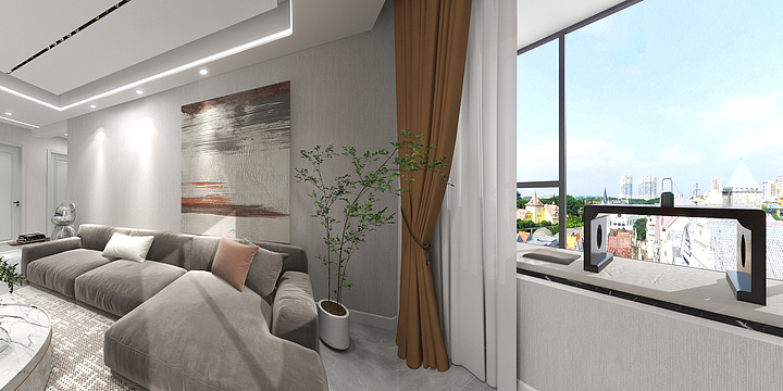 奢尚雅居软装设计-学府名都67-2-301-装修设计方案