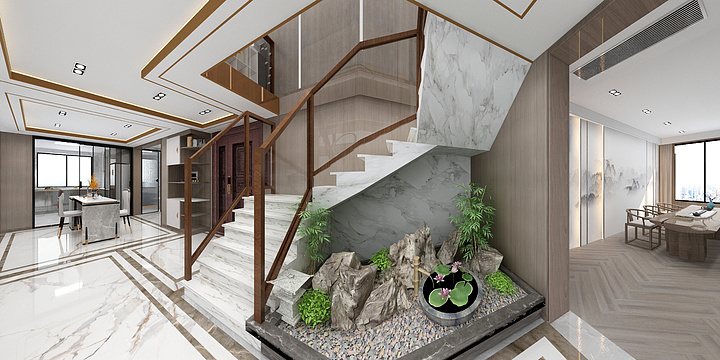 设计师王浩Nike-曲江公馆191㎡2室-装修设计方案