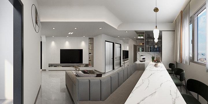 TX丨讨喜装修设计-9.10 半山亭12号401房-装修设计方案