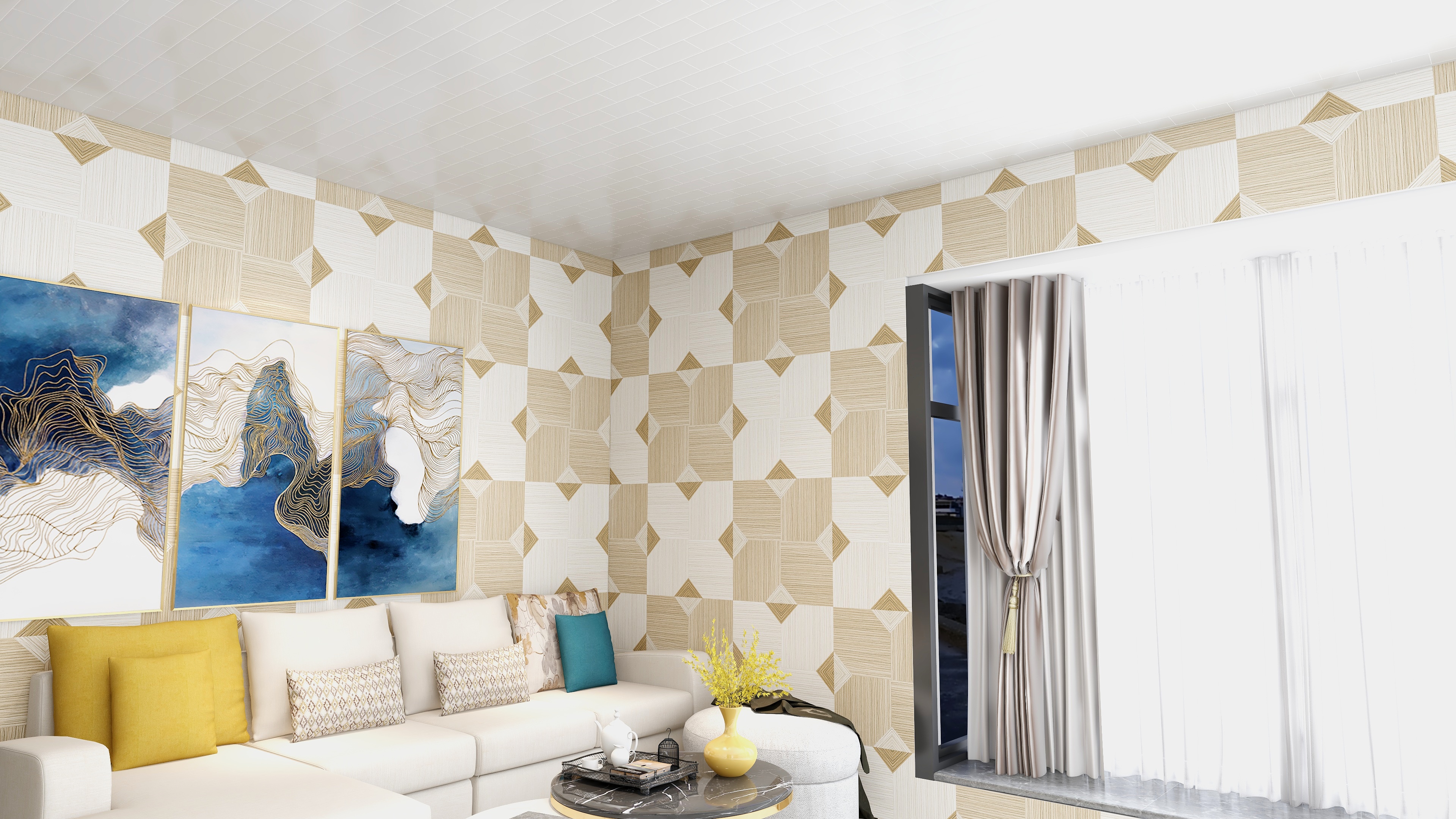 成都环境艺术设计员-三室一厅室内设计-装修设计方案