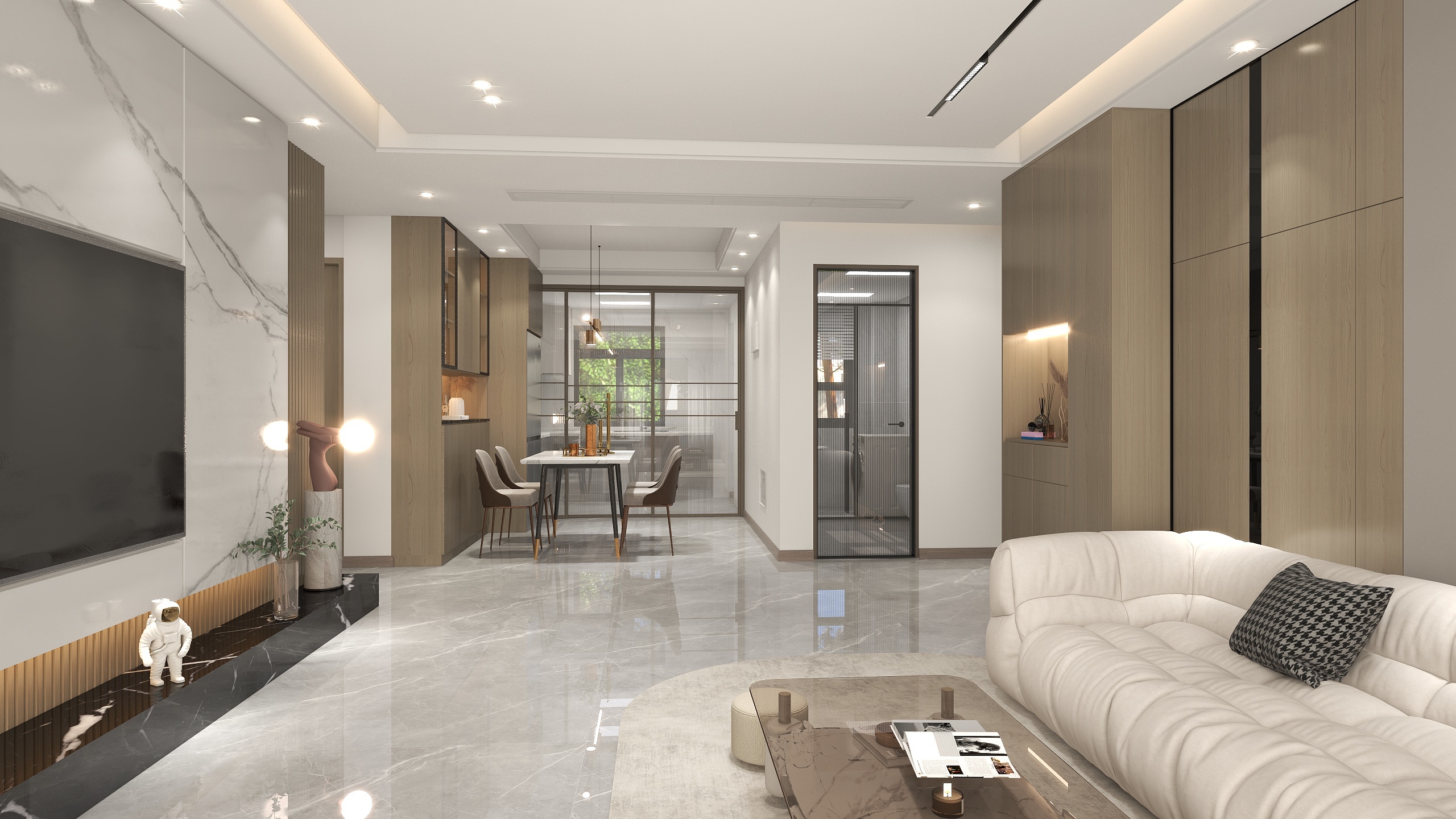 意境设计01-107㎡3室-装修设计方案