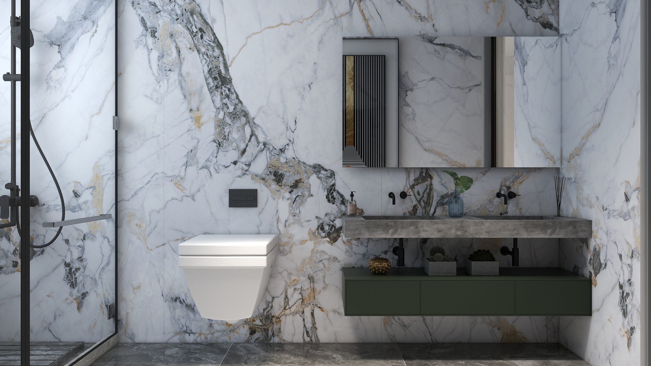 赴屿丶-四季北岸平面布置图纸装修效果图