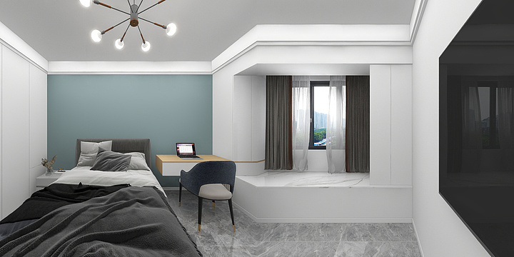 设计师任毅-时代樾府95-装修设计方案