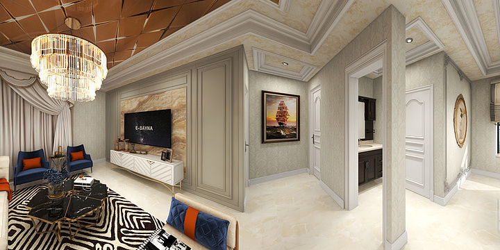 设计工作室x-美式轻奢-装修设计方案