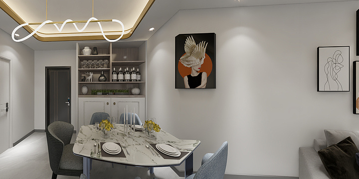 亓先森设计-汇宝康城#92-装修设计方案