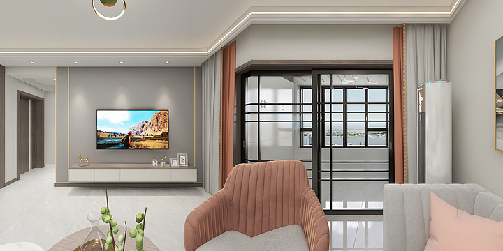 济南河岸装饰-云锦公园16-1-503-装修设计方案