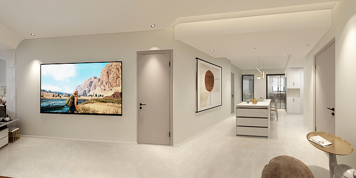 李汉文-文华园10-1-502效果图-装修设计方案