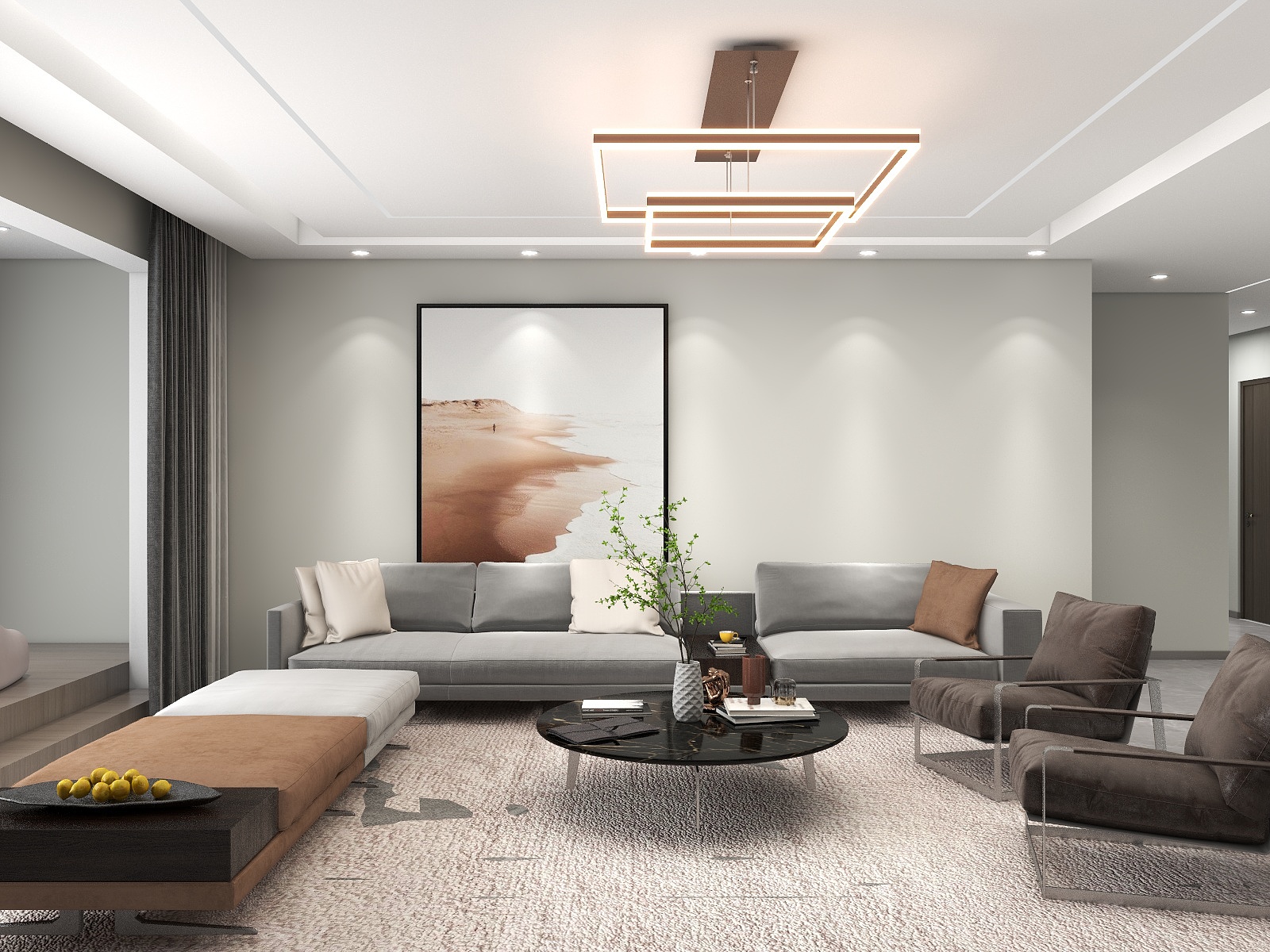 壹个艺术匠人-后现代极简-装修设计方案