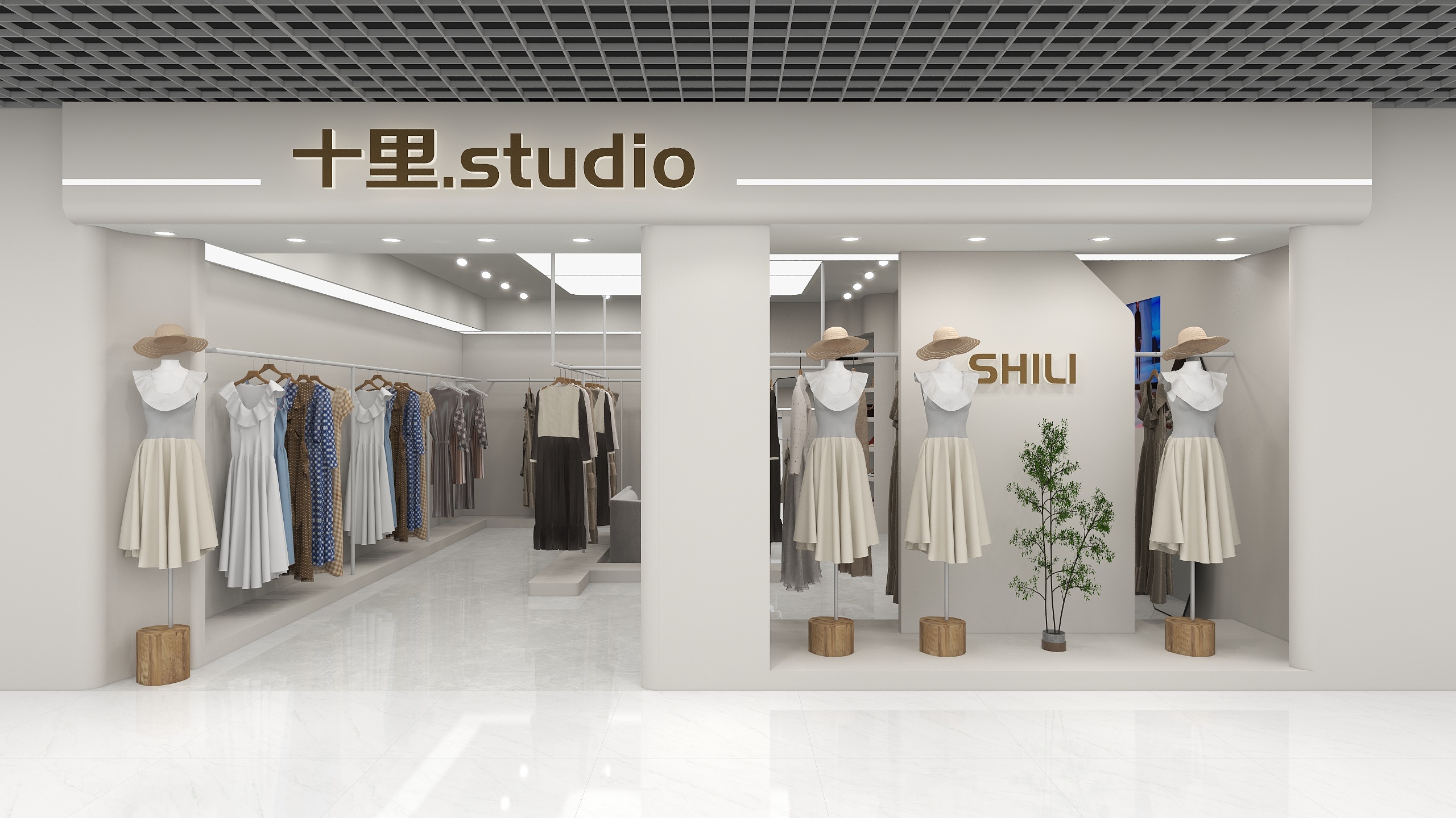 李遵亮-服装店D5-装修设计方案