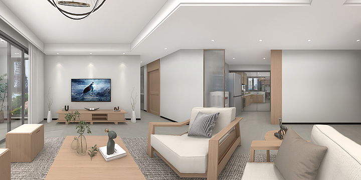 青妍设计-天玺湾11栋01-02户型-装修设计方案