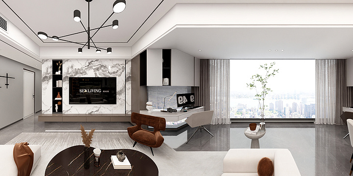 空间设计张黎-星悦城  128  刘部长-装修设计方案