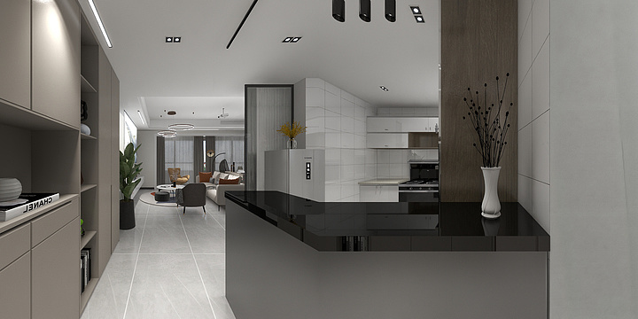 邓剑彬-(全景调整后)华侨城 刘杰家设计效果.dwg-装修设计方案