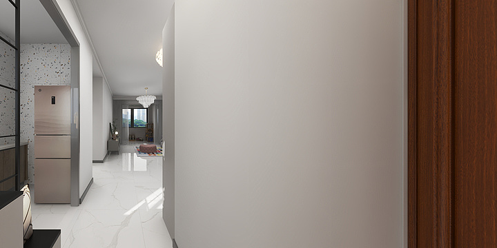 佛门设计佛爷-德信海德公园83.00㎡A2’3室2厅1卫1厨-装修设计方案