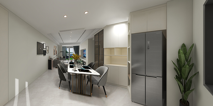 大航线Aries陈-江城一品32魅力小清新-装修设计方案