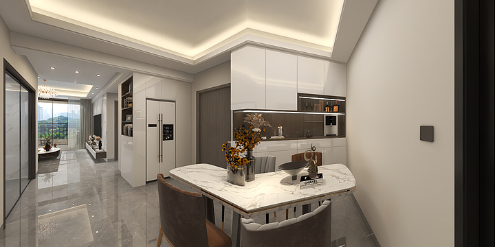 东莞博高盈装饰-山水华府69栋901张总雅居-装修设计方案