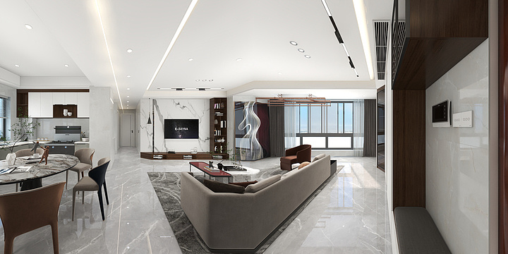 言鼎装饰韩-确定方案11-1-2201中央城-装修设计方案