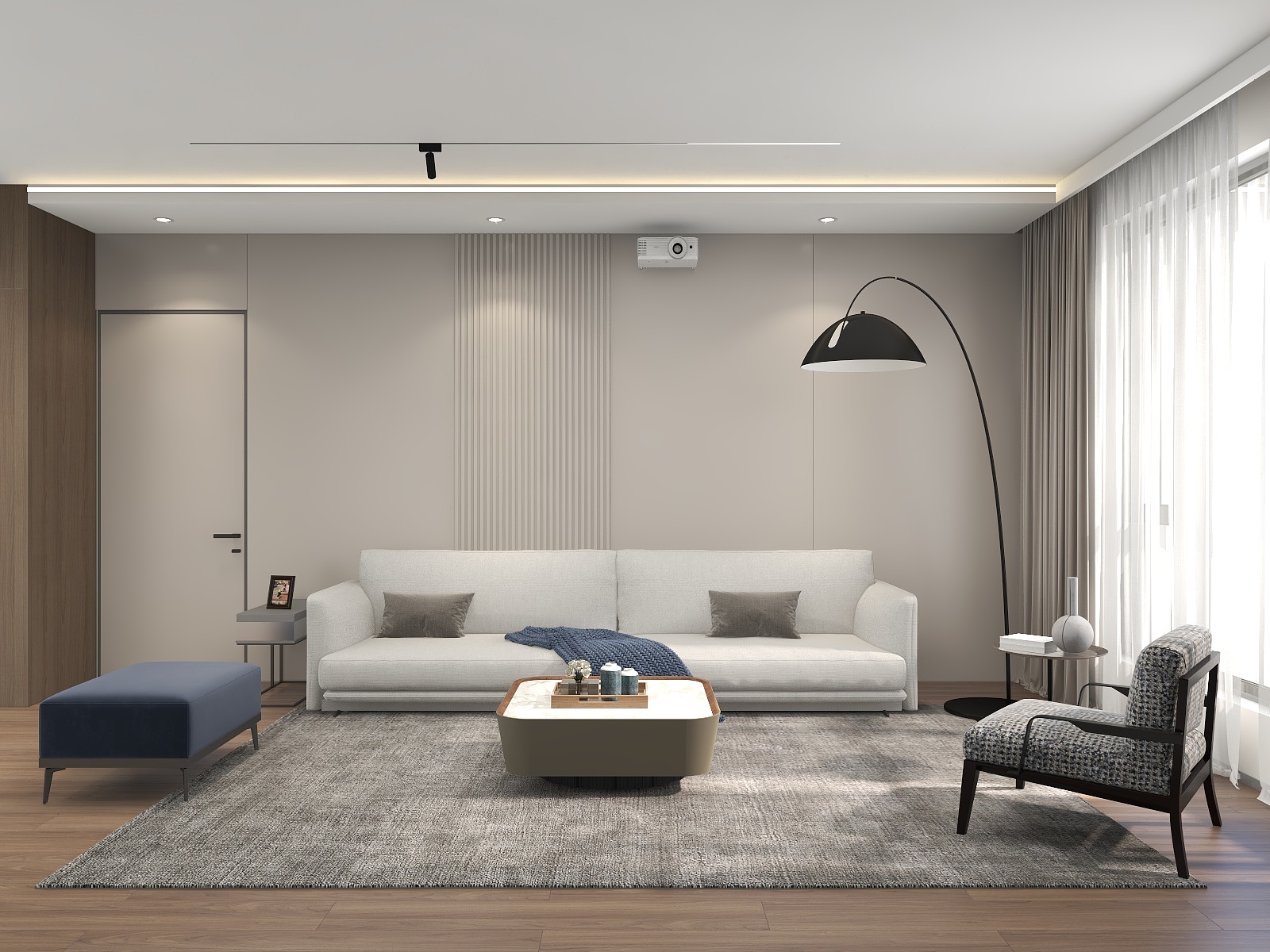 天天~住宅设计师-澳林滨河花园160平落地方案 实景照片90%还原装修效果图