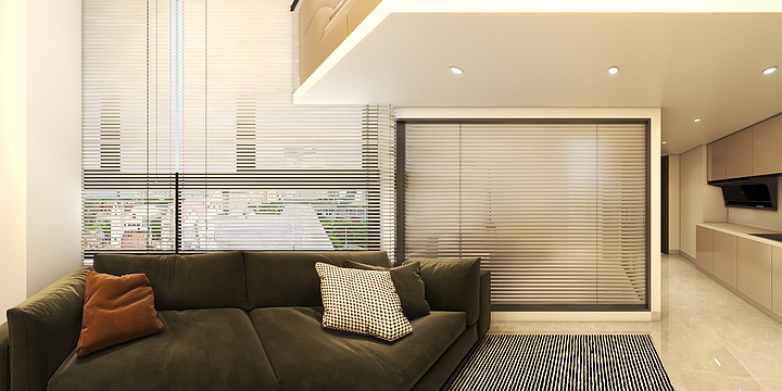 设计师熊熊-绿地未来城304-910效果-装修设计方案