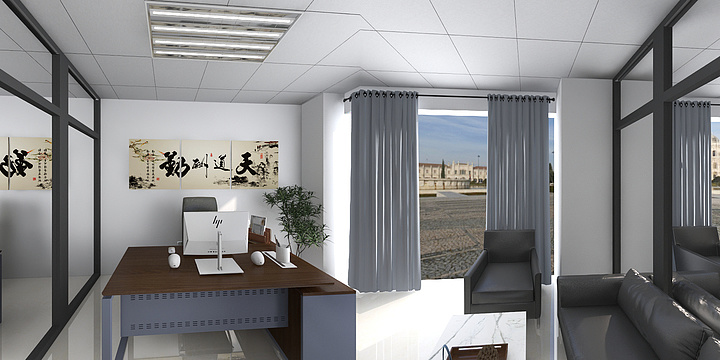 采购之家装饰-物流办公室-装修设计方案
