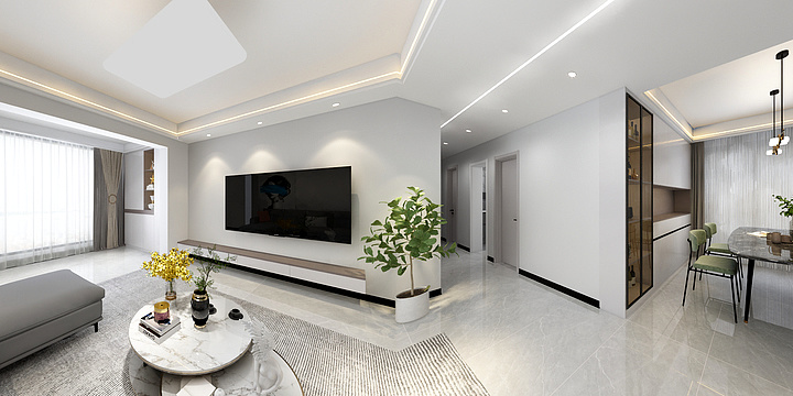 设计师周磊-顺府A3栋1305张总-装修设计方案