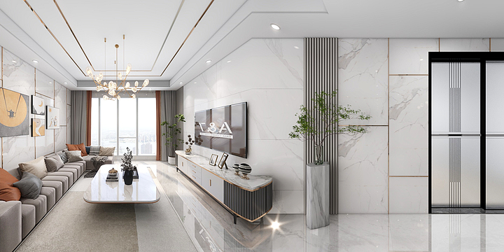 阿Q般的人物-御星湾4室-装修设计方案