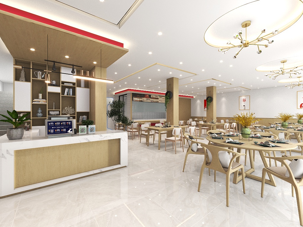 潘勇-饭店大堂-装修设计方案