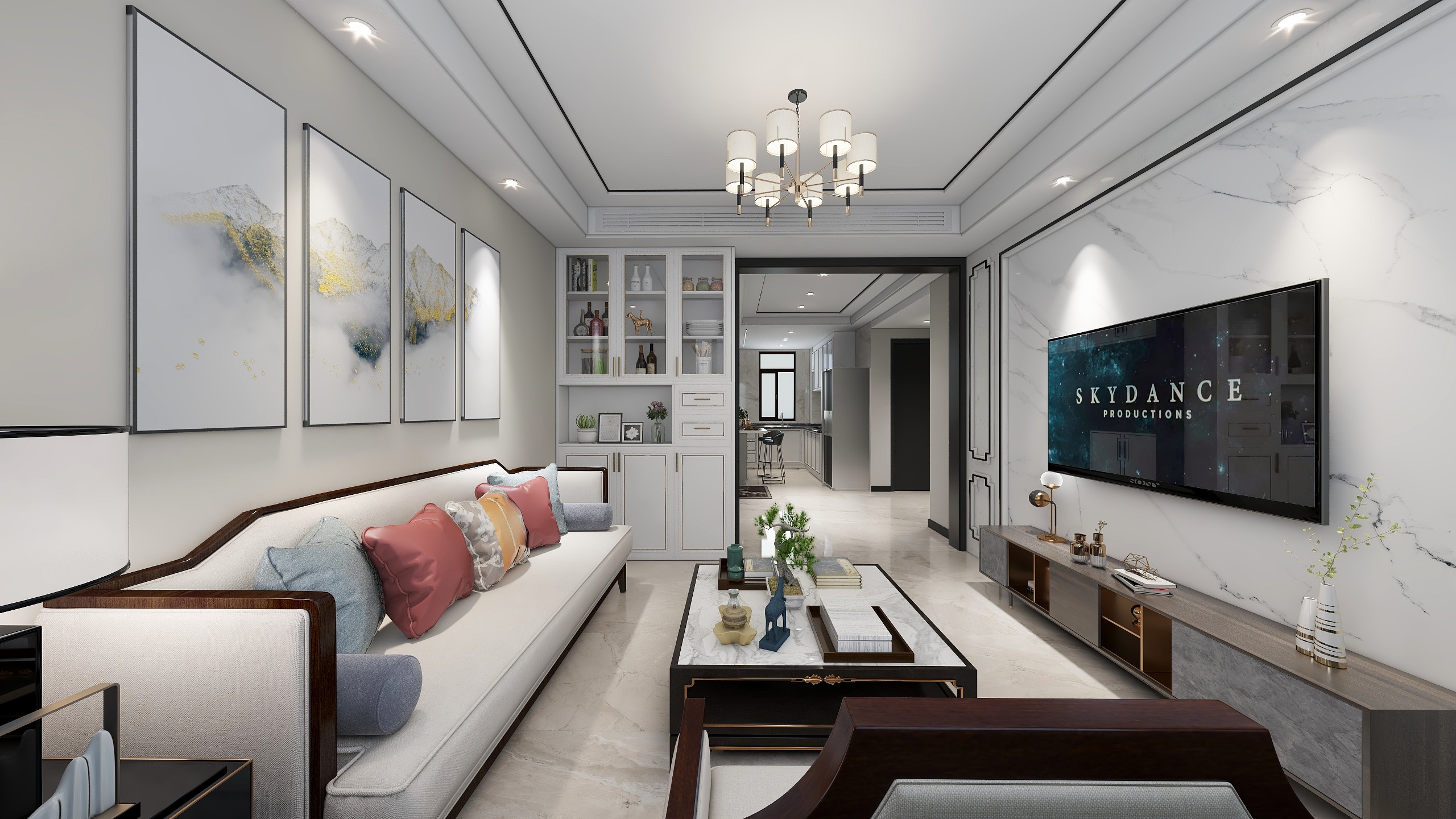 王sheji-新中式101平两室一卫-装修设计方案