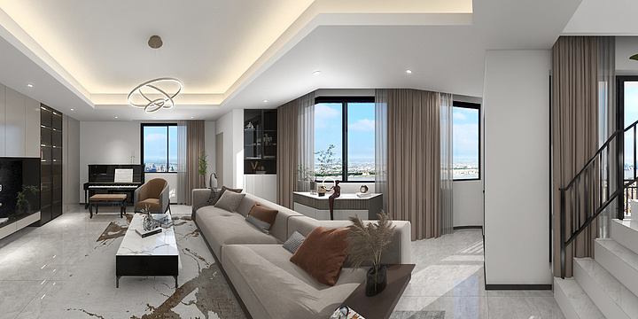 效果l-9.19 黄埔区华坑新四巷2号-装修设计方案