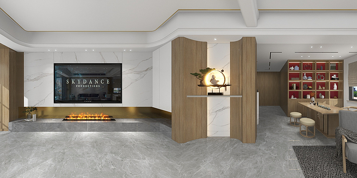 浪琴屿装饰-红星天铂20-1-101-一楼-装修设计方案