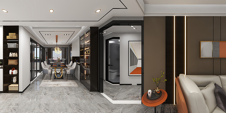 ZFW1-模板副本-灯火阑珊现代轻奢风-装修设计方案