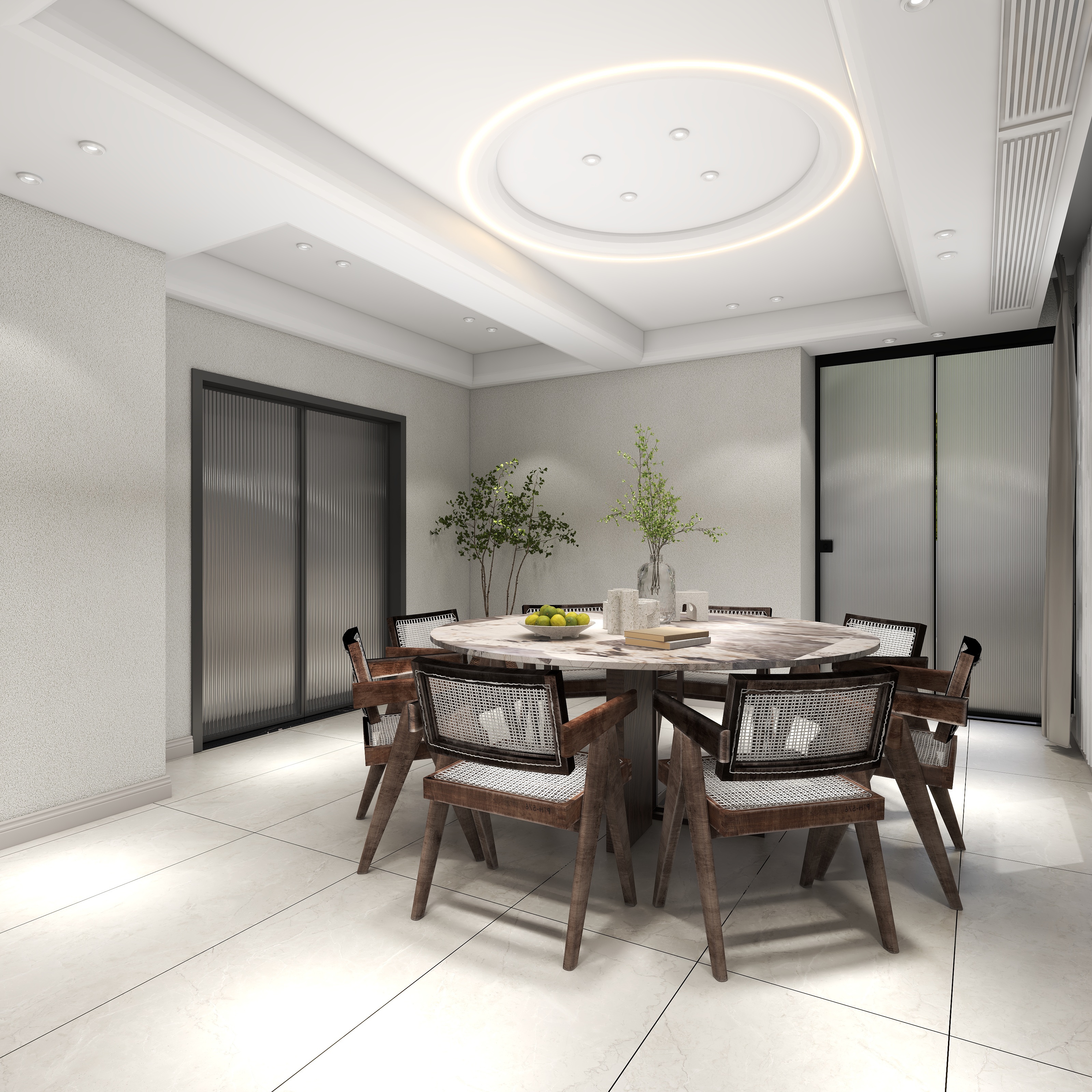 D空间设计事务所-公务员小区61㎡1室-装修设计方案