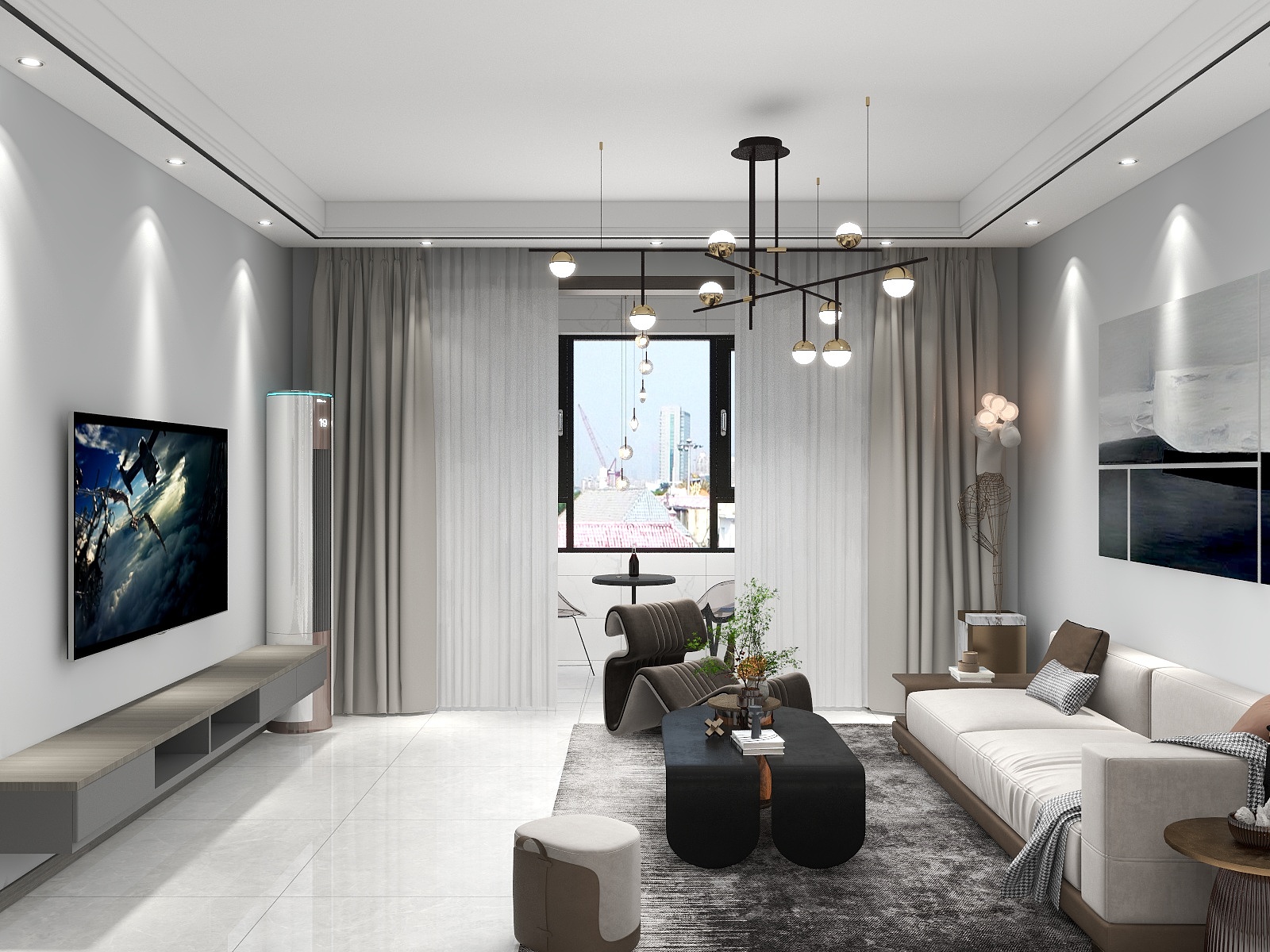 我的休闲时光-现代三居 嘉利学府-装修设计方案