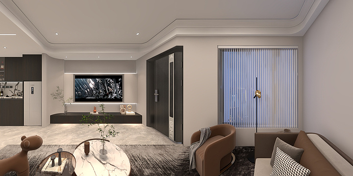 光述空间设计工作室-金阳第一农场别墅 全案设计 极简风-装修设计方案