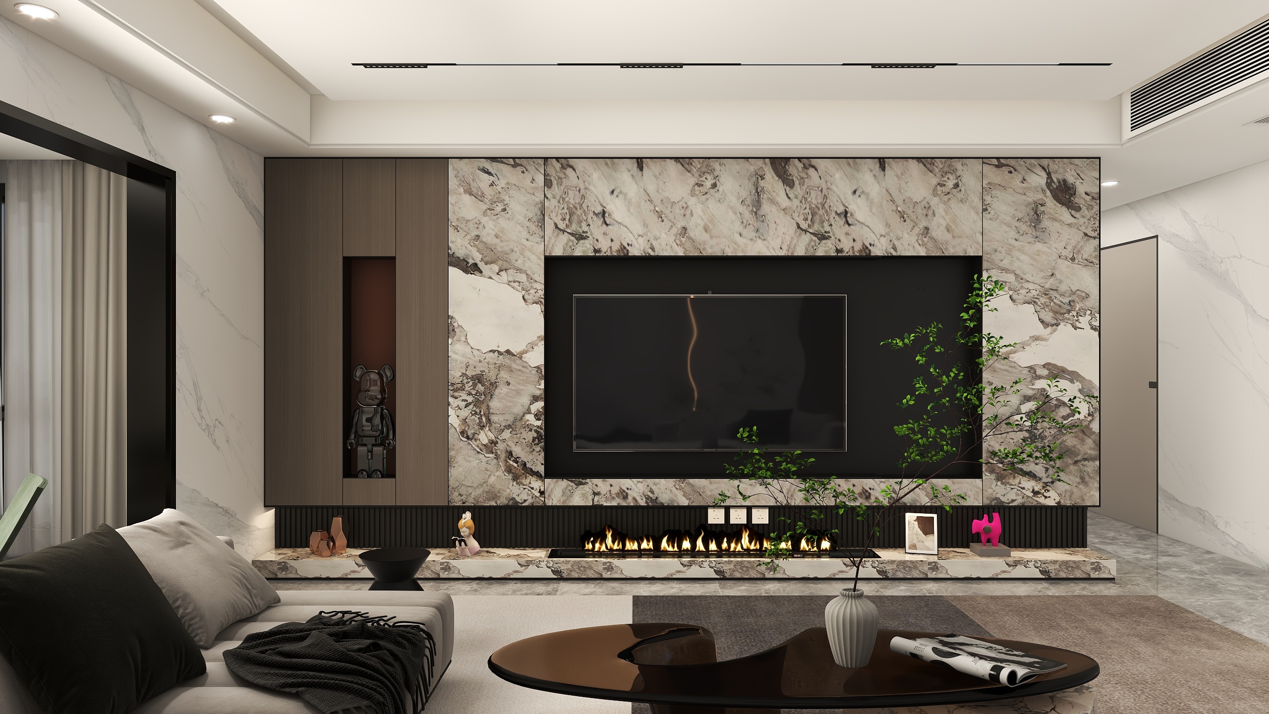 设计熊俊-150平现代轻奢风装修效果图