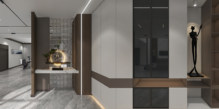 Fangcun_-自建别墅-现代中式-装修设计方案