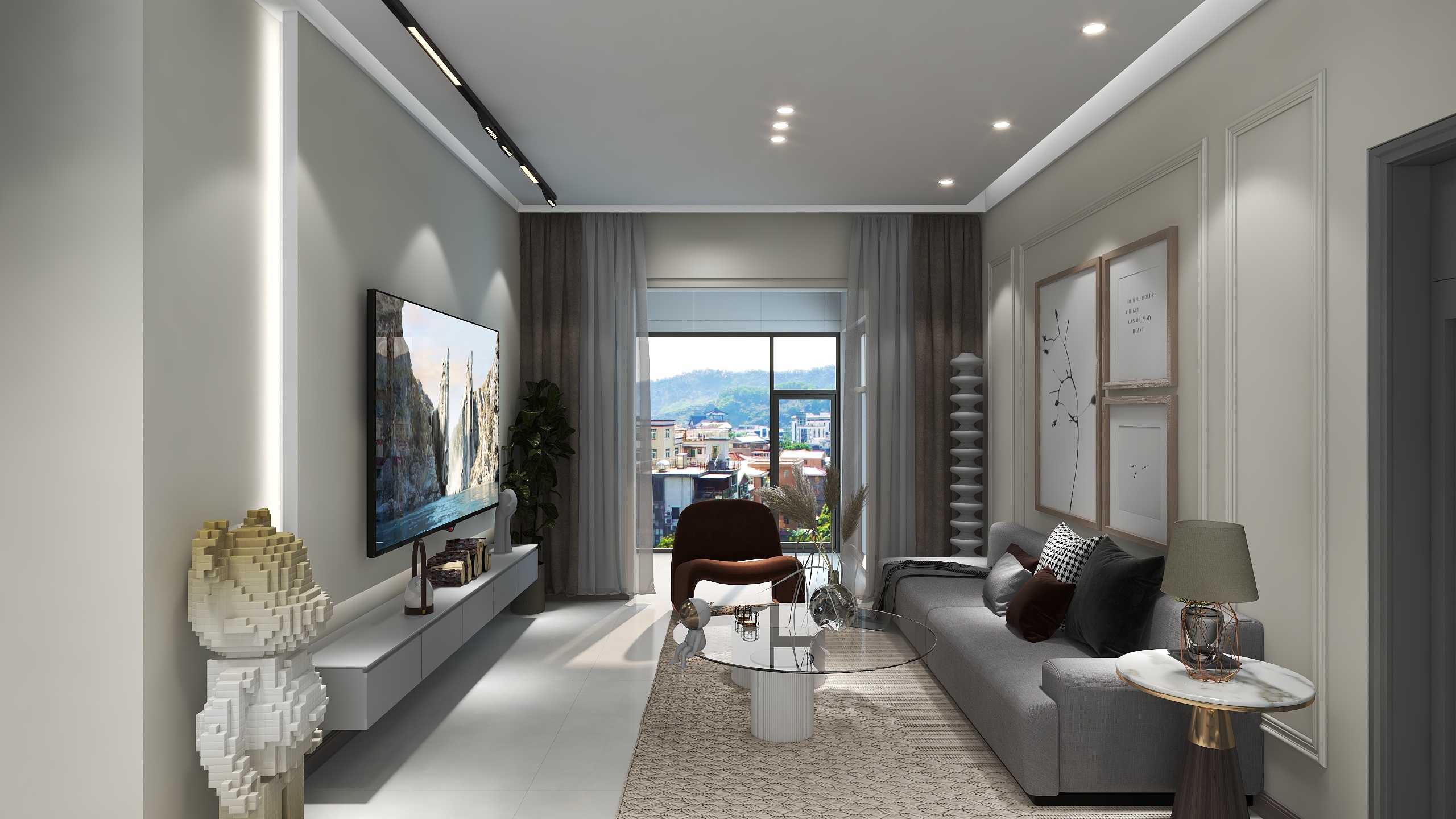 南京多特空间设计-艾菲国际现代风-装修设计方案