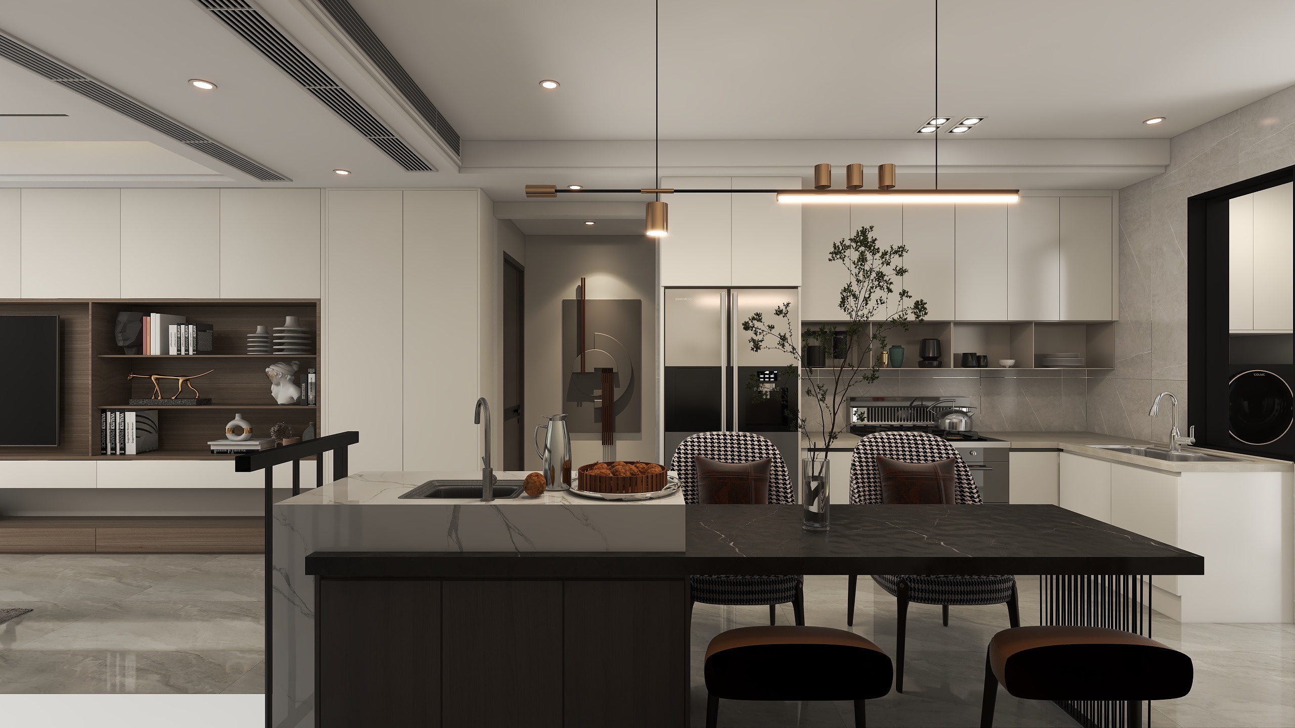 全案设计师刘家乐-碧桂园万山湖一楼-装修设计方案