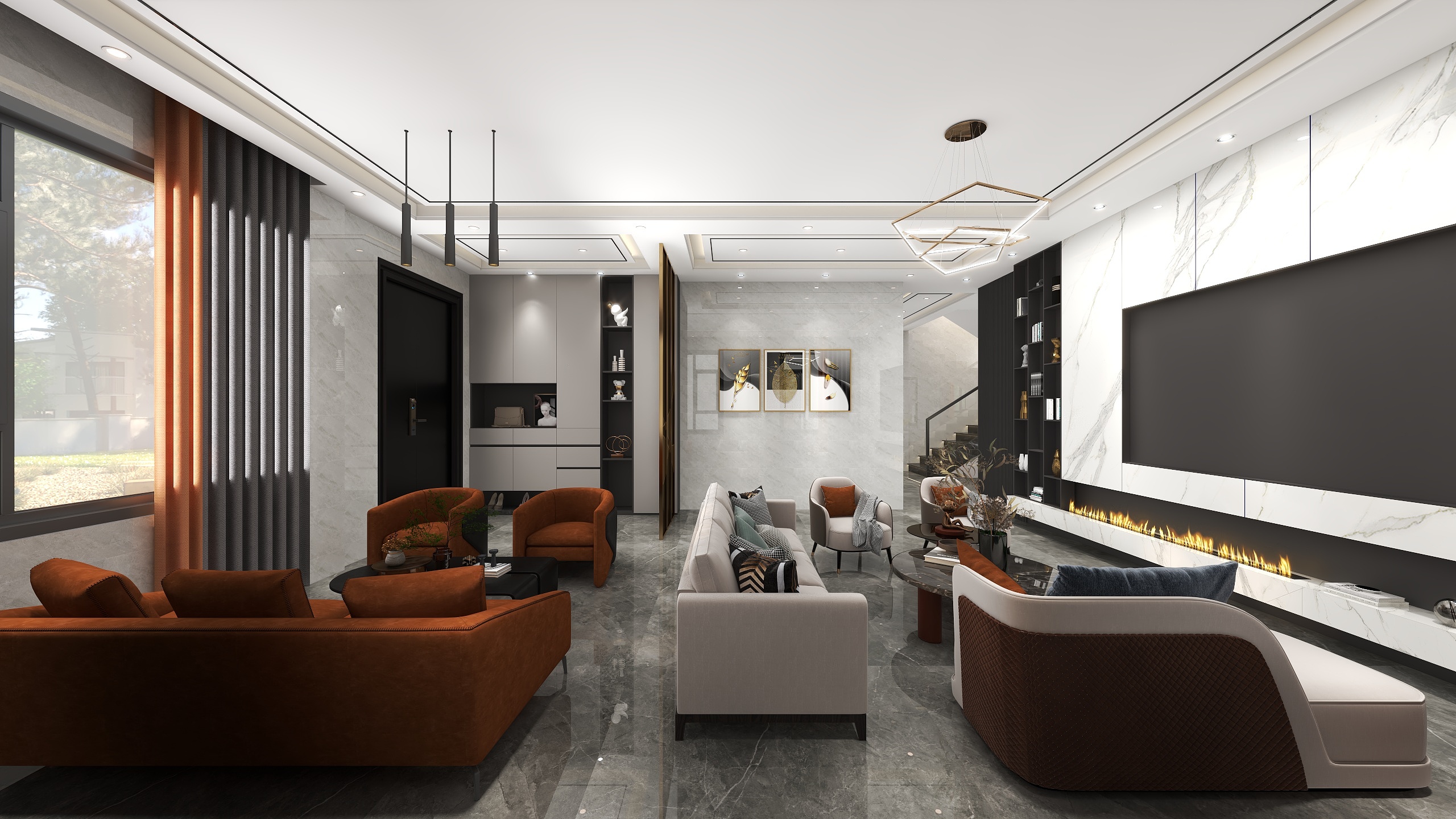 Pang丶-Pang 丨 自建楼-装修设计方案