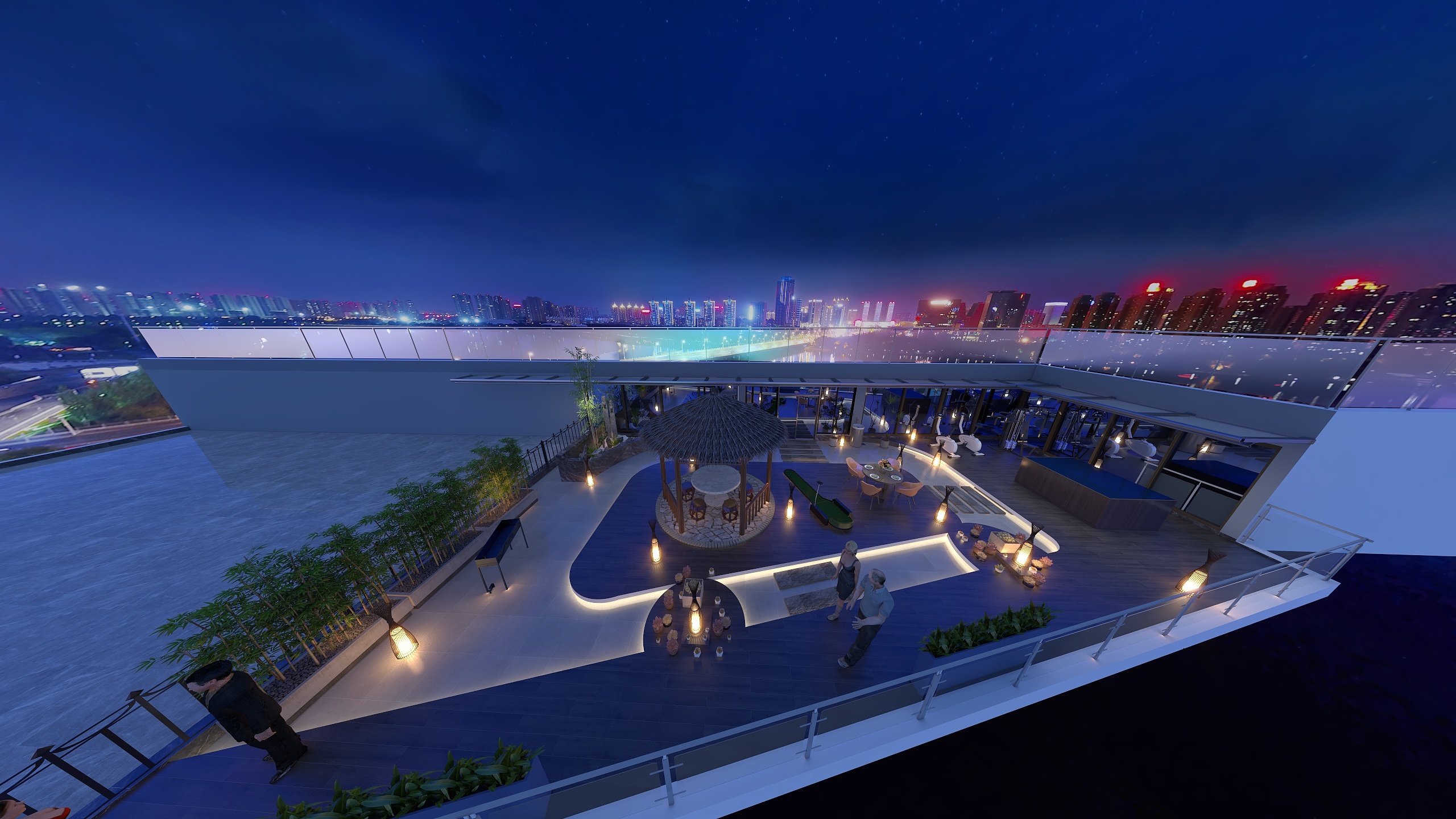 室内设计-郑淑武-公司露台-装修设计方案