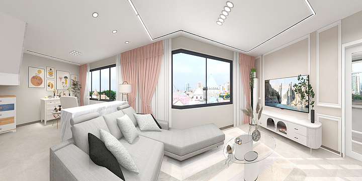 心靈點綴設計貓-一尔悦城3#314.dwg-装修设计方案