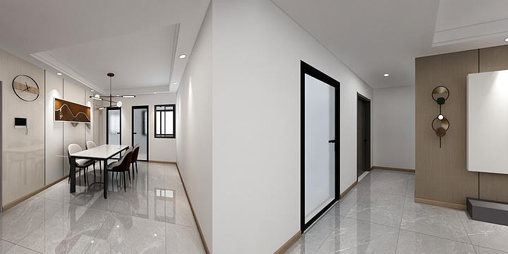 桔子菊子-盈创板桥华府-装修设计方案