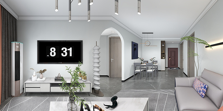 毕圣洁lAsN-中户.dwg-装修设计方案