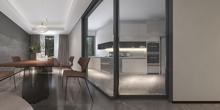 吉林瑞宝壁纸-壹湖国际190平-现代轻奢-奢意产品系列-装修设计方案