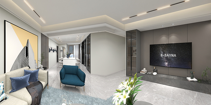 黄知军|原创设计-楚望府11-1101室 杨姐.d-装修设计方案