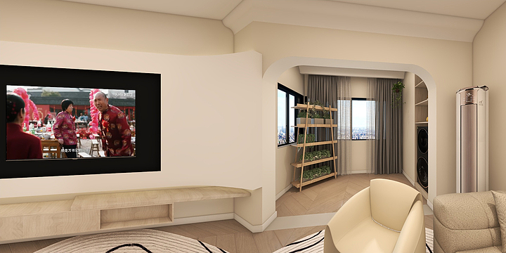 赵铭睿-德信海德公园83.00㎡A2’3室2厅1卫1厨-装修设计方案